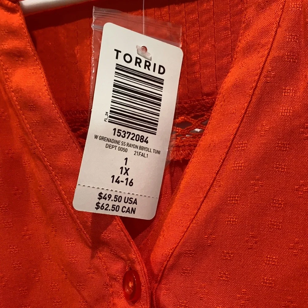 Torrid Tunic size 1X - Picture 7 of 10